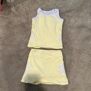 Two piece girls tennis set